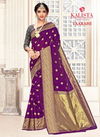 Kalista Vaarahi Latest Fancy Designer Party Wear Banarasi Silk Saree Collection